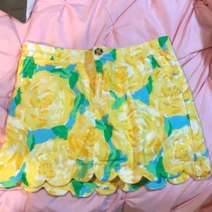 Yellow First impression collette skort
